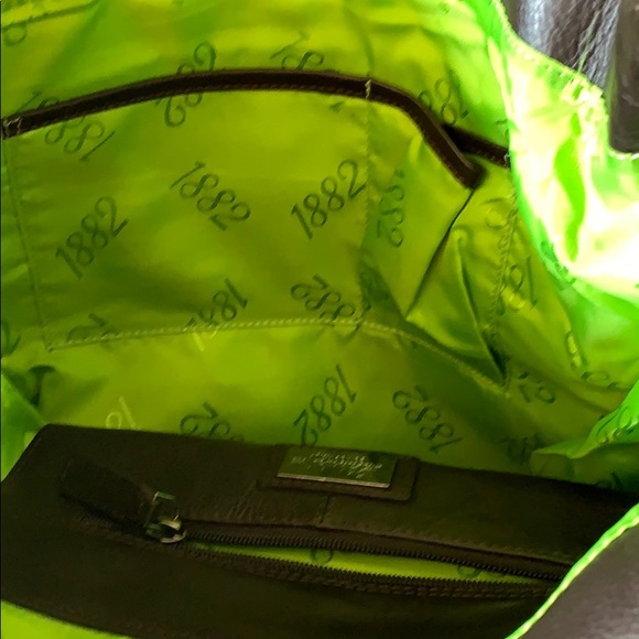 NEW Saldarini chocolate brown leather large bag - Picture 6 of 8